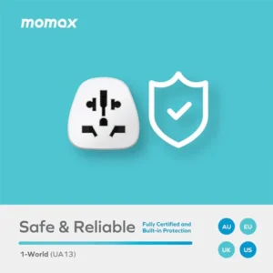 MOMAX UA13 2500W 1-World Global Adapter Socket - Image 3