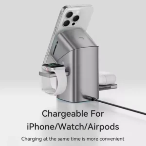 Maxco MW15 Geometry II Qi2 15W 3-in-1 Magsafe Wireless Charger - Image 6