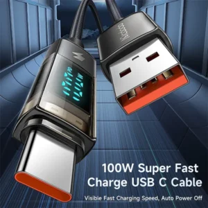 Mcdodo CA-363 Auto Power Off 100W Digital Display USB to Type-C Cable 1.2M