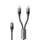 Mcdodo CA-674 2 in 1 Dual USB C to Dual USB C 100W 5A Charging Cable