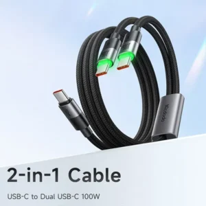 Mcdodo CA-674 2 in 1 Dual USB C to Dual USB C 100W 5A Charging Cable
