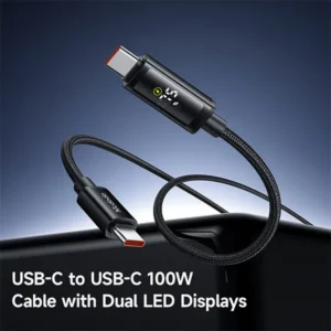 Mcdodo CA-8000 Type-C to Type-C Dual Digital Display 100W PD Fast Charging Cable