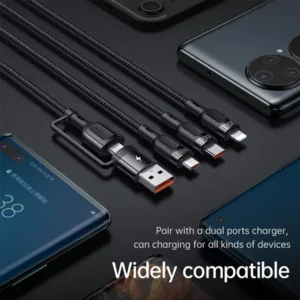 Mcdodo CA-8800 2 in 3 100W PD Fast Charging Cable - Image 4