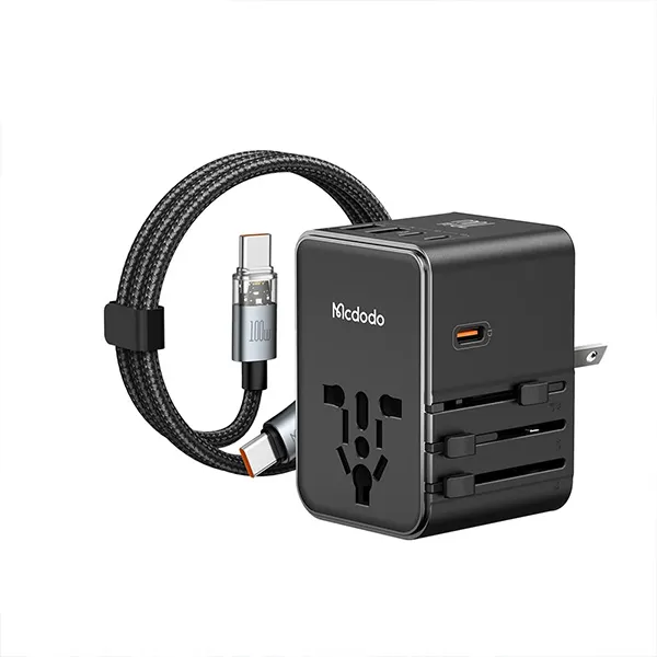 Mcdodo CP-598 70W GaN Universal Travel Adapter with 100w C to C Cable