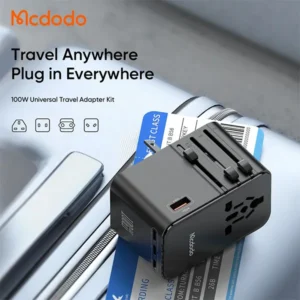 Mcdodo CP-614 100W GaN Universal Travel Adapter with 100w C to C Cable