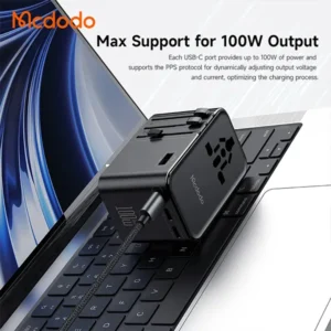 Mcdodo CP-614 100W GaN Universal Travel Adapter with 100w C to C Cable