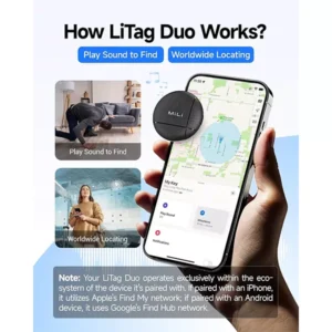 MiLi LiTag Duo Bluetooth Tracker For Apple and Android - Image 4