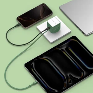 Momax 1-Charge+ 35W GaN Charger with Retractable Cable (US Plug)