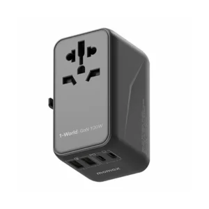 Momax 1-World 100W GaN 4 ports + AC Travel Adapter UA10