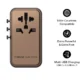 Momax 1-World 4-Port GaN Travel Charger 170W + USB-C Cable (UA17D)