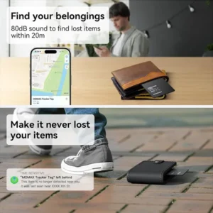 Momax PinCard Pro Rechargeable Find My Tracker (BR9)
