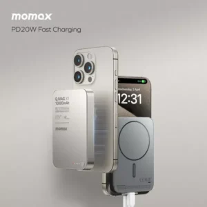 Momax Q.Mag X1 Gen 2 10000mAh 15W Magnetic Wireless Power Bank - Image 4