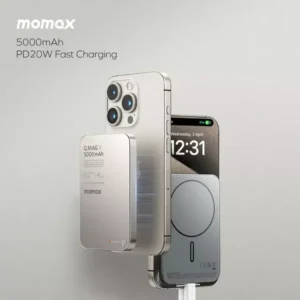 Momax Q.Mag X1 Gen 2 5000mAh 15W Magnetic Wireless Power Bank - Image 6