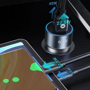 Momax UC16 MoVe 67W Dual Port Car Charger
