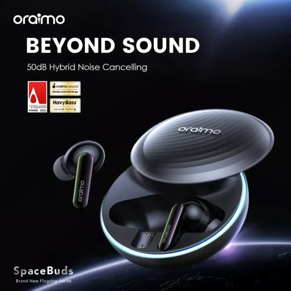 Oraimo SpaceBuds Hybrid ANC True Wireless Earbuds 