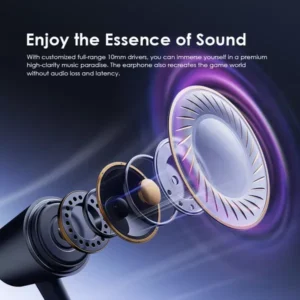 Oraimo Trumpet 3 In-Ear Earphone with Mic (OEP-E40) - Image 5