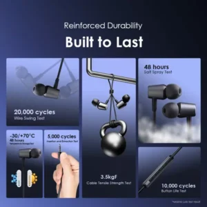 Oraimo Trumpet 3 In-Ear Earphone with Mic (OEP-E40) - Image 3