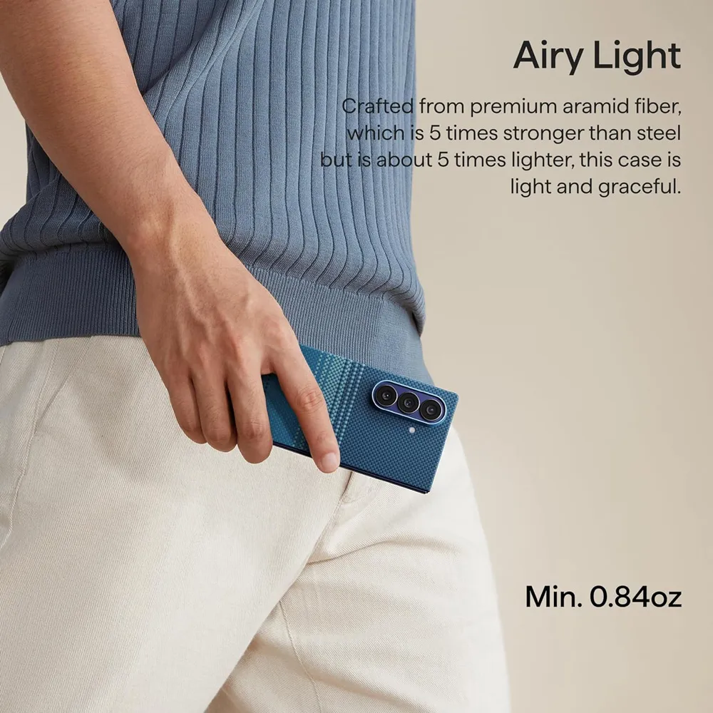 PITAKA Galaxy Z Fold 7 Ultra-Slim Moonrise Rear Cover