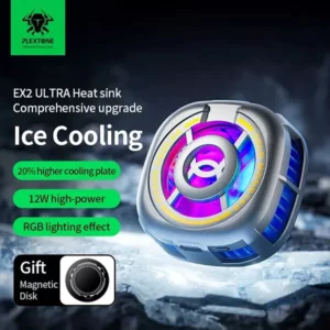 Plextone EX2 Ultra RGB Magnetic Radiator Phone Cooler - Image 3