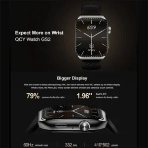 QCY GS2 AMOLED Bluetooth Calling Smart Watch