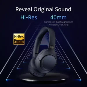 QCY H3 43dB Hybrid Active Noice Cancellation Overhead Earphone - Image 6