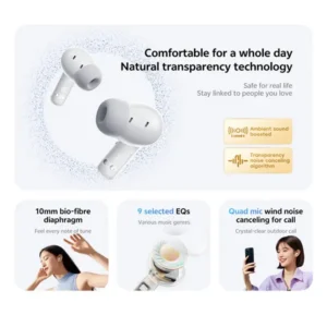 QCY Melobuds N30 (HT16) 45dB ANC Earbuds - Image 4