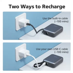 QCY PB10C 10000mAh 35W PD Fast Charging Power Bank