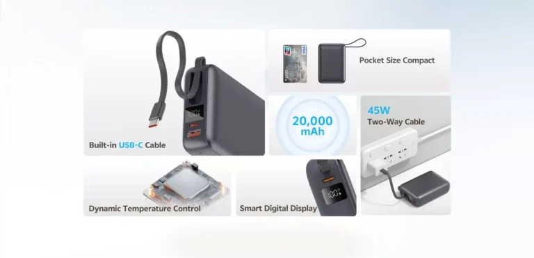 QCY PB20A 20000mAh 45W