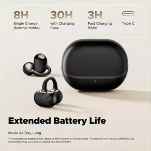 SOUNDPEATS POP Clip with Physical Buttons