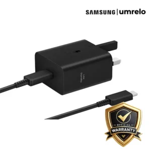 Samsung 45W PD Adapter with USB-C to USB-C 5A Cable UK Plug