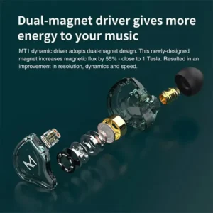 TRN MT1 Hi-FI 1DD Dynamic In-Ear Earphone