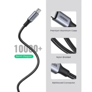UGREEN 70427 100W USB Type-C to Type-C Data Cable - Image 3