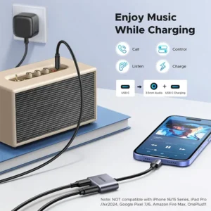 UGREEN CM231 2-in-1 USB C to 3.5mm Adapter (60164)