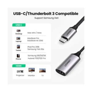 UGREEN CM297 USB Type-C to HDMI Adapter (70444)