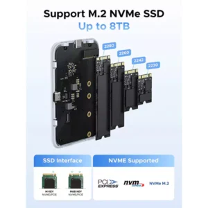 UGREEN D619 Magnetic M.2 NVMe SSD Enclosure (55151) - Image 3