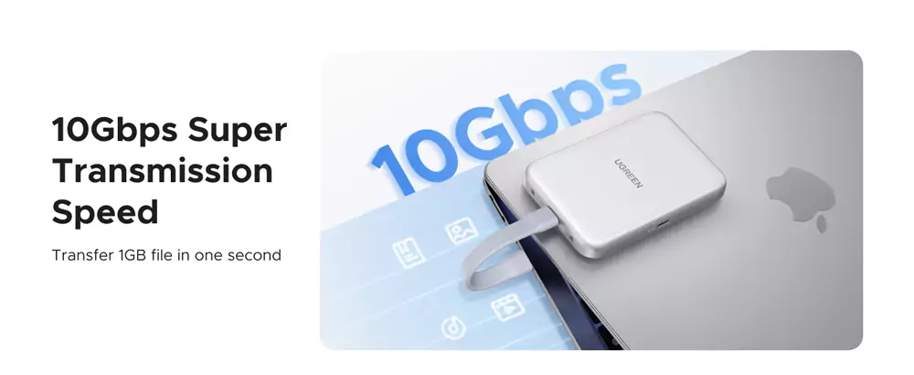 UGREEN D619 Magnetic M.2 NVMe SSD Enclosure