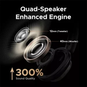 UGREEN HP206 Studio Pro Hybrid Active Noise Cancelling Headphones - Image 5