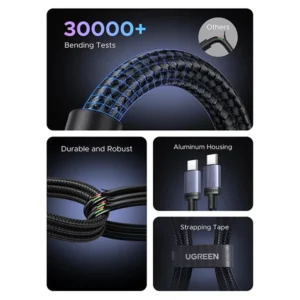 UGREEN L528 100W USB C to C Cable PD Fast Charging Cable - Image 3