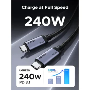 UGREEN L706 USB4 Gen4 240W USB-C to USB-C Cable - Image 4