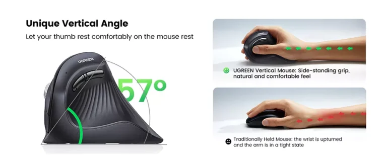 UGREEN M571 Wireless Vertical Mouse