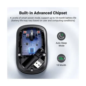 UGREEN MU001 Dual Mode Wireless Mouse - Image 5