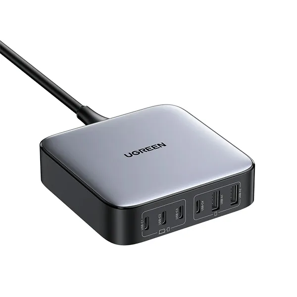 UGREEN Nexode CD271 6 Port 200W GaN Desktop Charger (40905) CN Plug