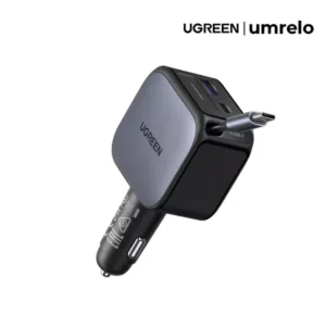 UGREEN Nexode Car Charger 60W with Retractable USB-C Cable