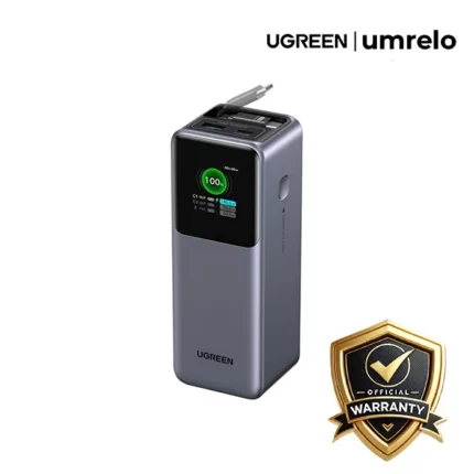 UGREEN Nexode Power Bank 20000mAh 165W with Retractable USB-C Cable