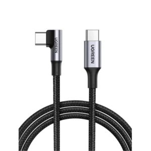 UGREEN US334 100W 90 Degree USB Type-C to Type-C Cable 1M (70643)
