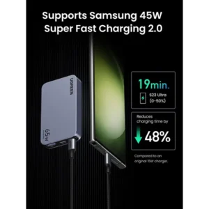 UGREEN X753 Nexode Pro 65W 3-Port GaN Ultra-Slim Fast Charger (158816)