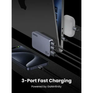 UGREEN X753 Nexode Pro 65W 3-Port GaN Ultra-Slim Fast Charger (158816)