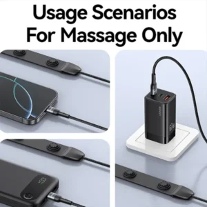 USAMS SJ759 U89 100W Fast Charging Data Cable with Massager Cable - 1.4m