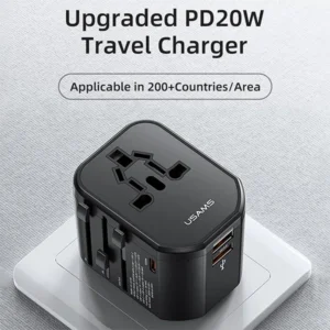 USAMS T59 20W PD Universal Travel Adapter - Image 4