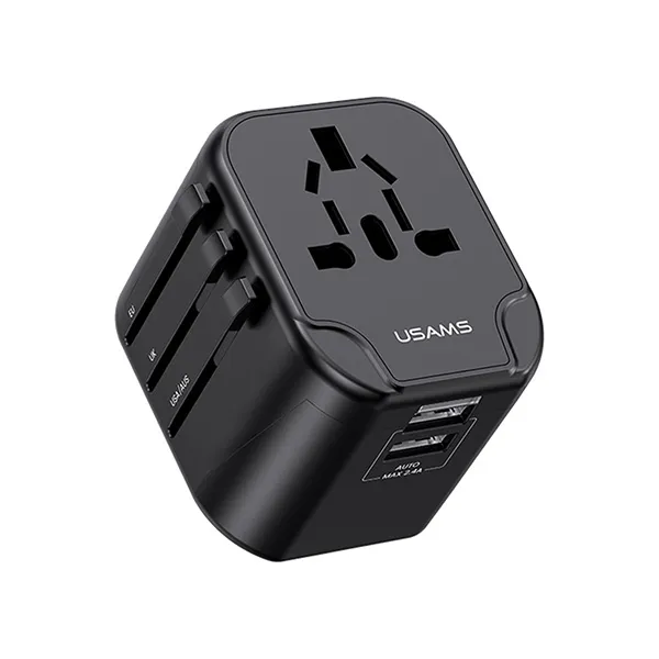 USAMS US-CC173 T55 12W Dual USB Universal Travel Charger